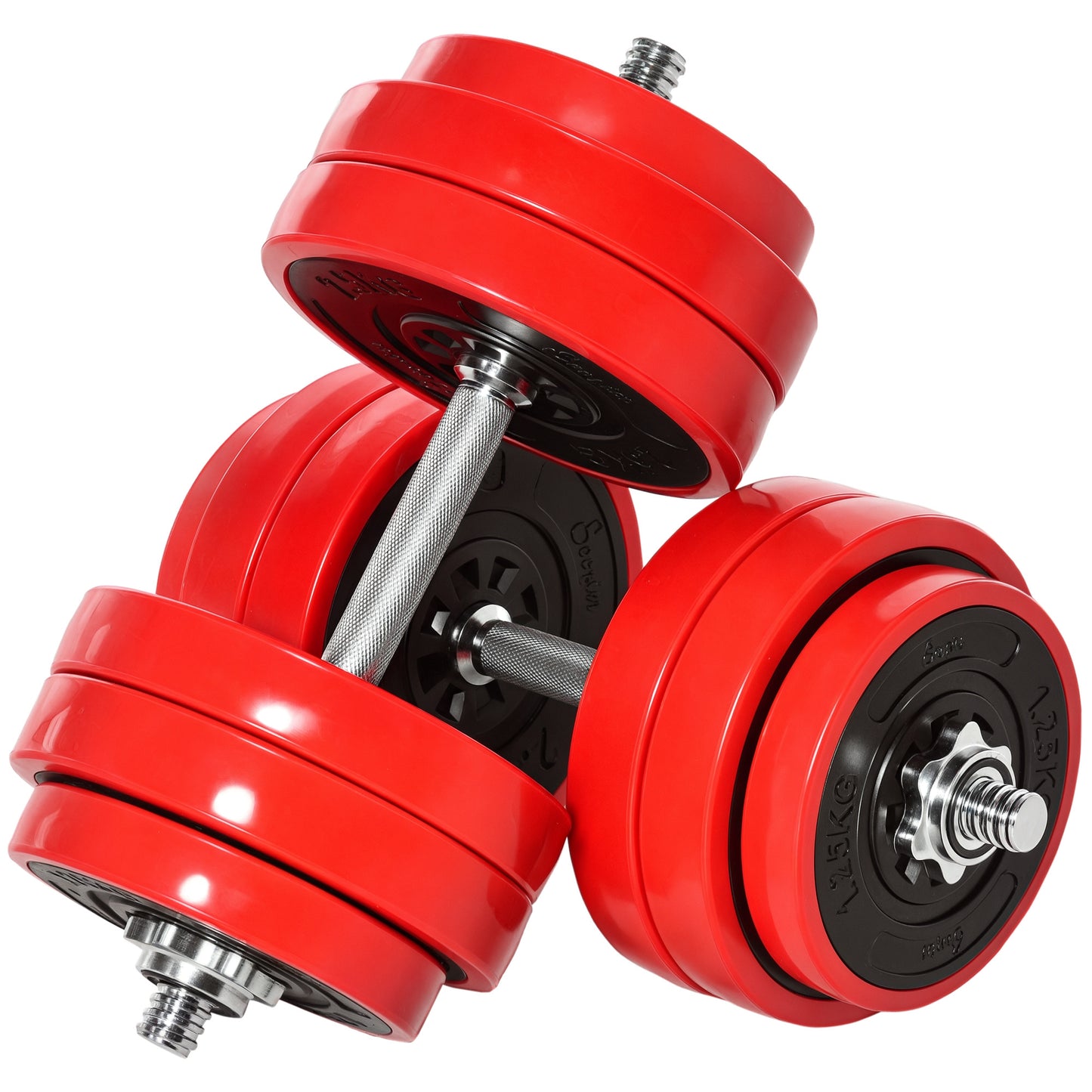 Adjustable Dumbbell Set - 66 lbs - Image 4