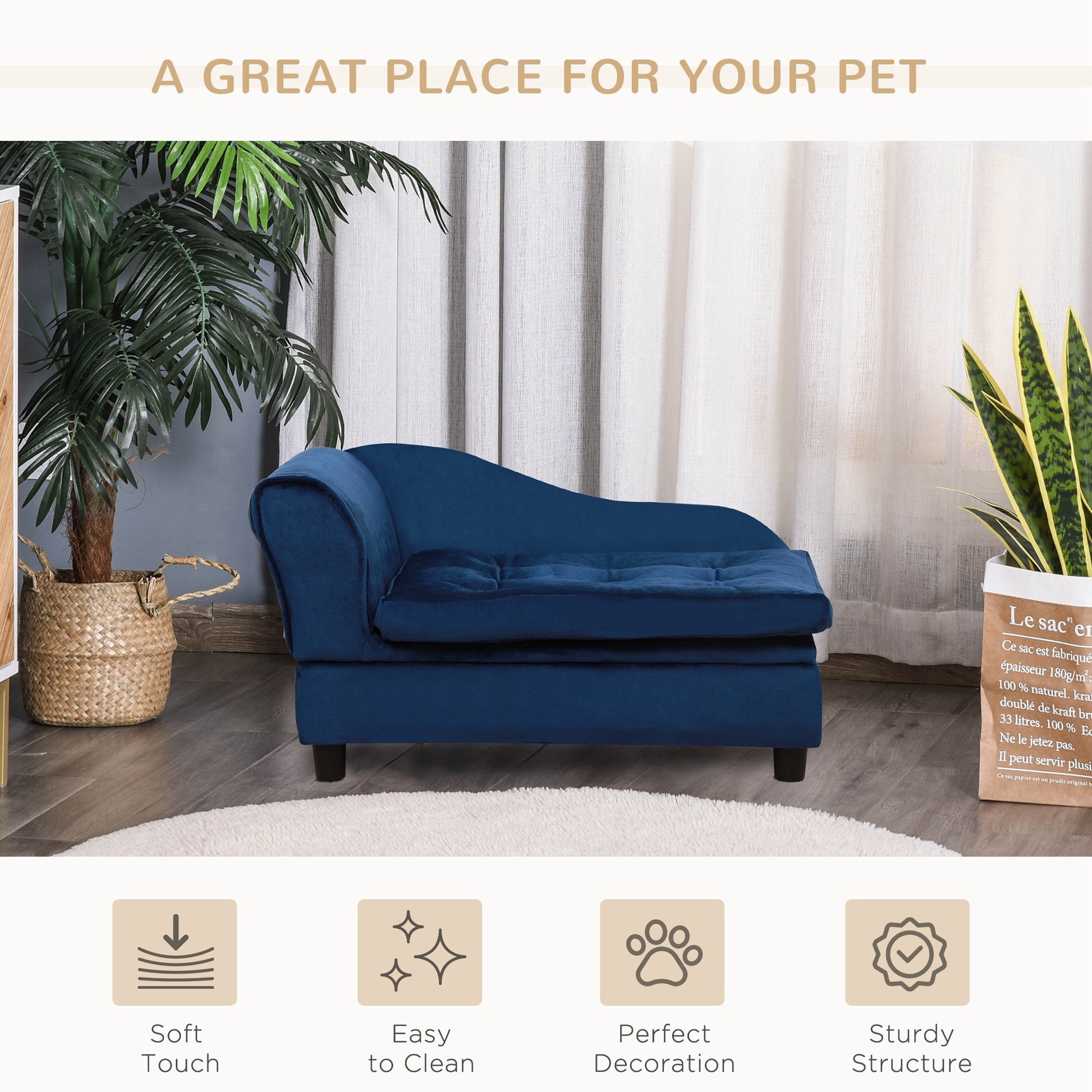 Elevated Pet Bed with Hidden Storage – Premium Comfort - Image 3