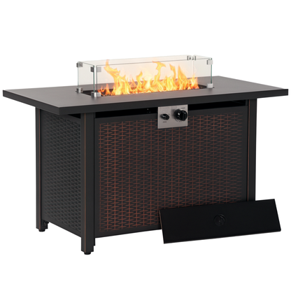 43 Inch Outdoor Fire Pit – Modern Design - Image 4