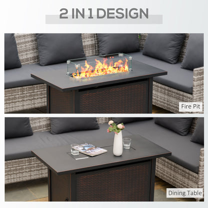 43 Inch Outdoor Fire Pit – Modern Design - Image 2