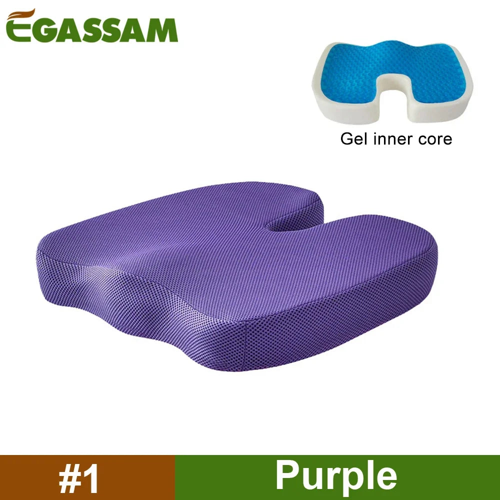 Orthopedic Gel & Memory Foam Coccyx Protect Cushion - Image 17