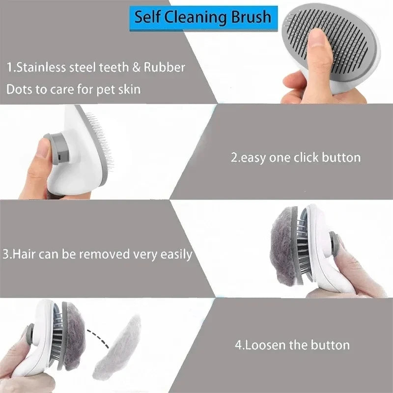 Self-cleaning Pet Comb - Image 9