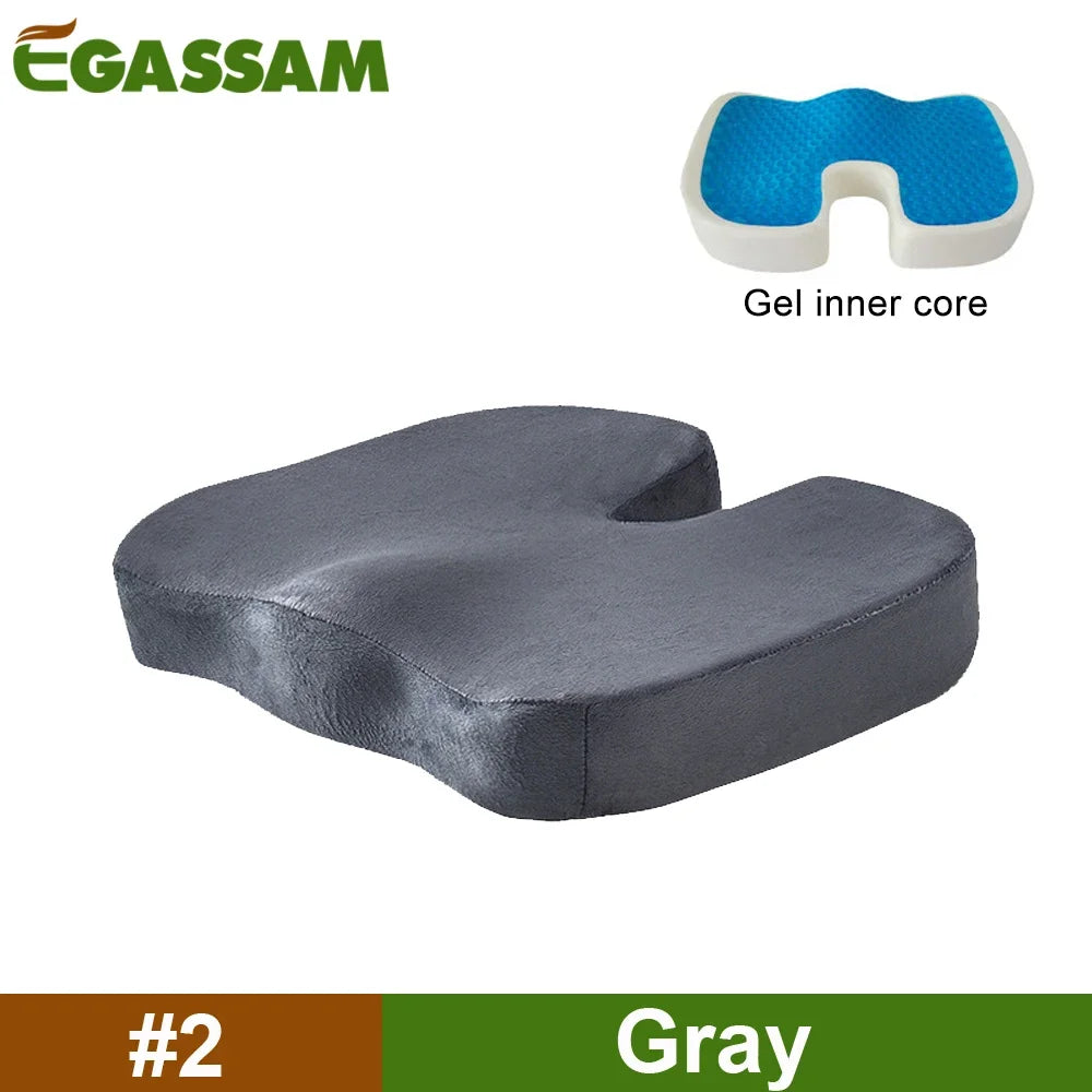 Orthopedic Gel & Memory Foam Coccyx Protect Cushion - Image 13