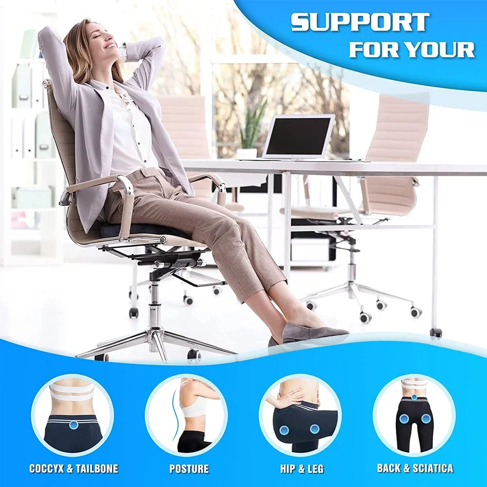 Orthopedic Gel & Memory Foam Coccyx Protect Cushion - Image 5