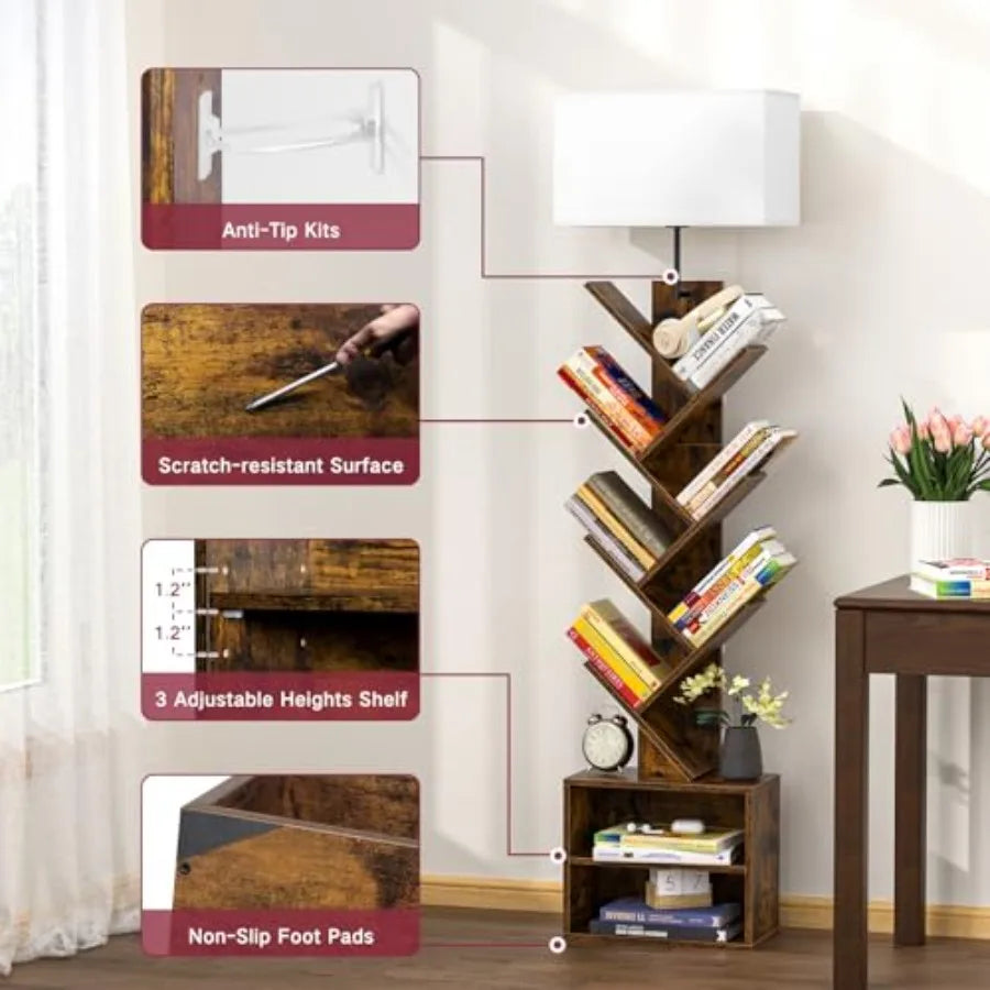 Tree Bookshelf with Light - Image 6