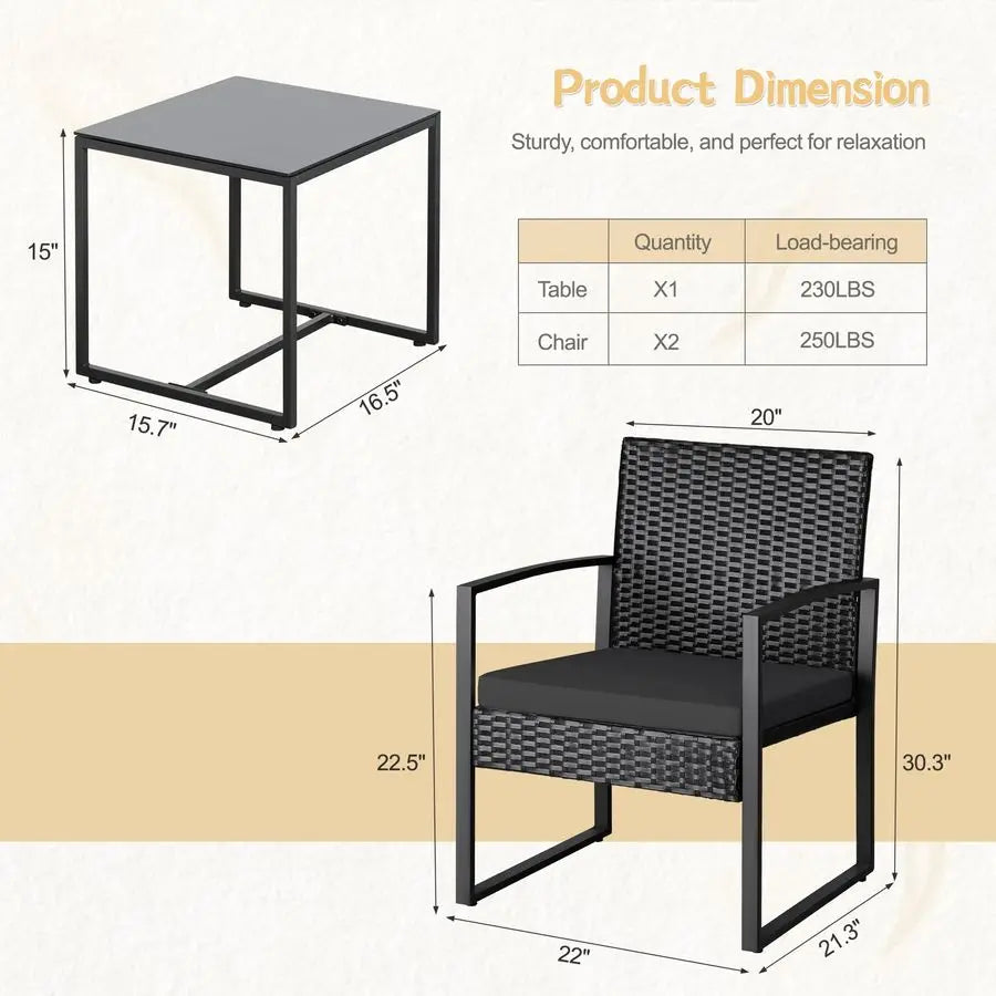 Conversation Bistro Set - Image 4
