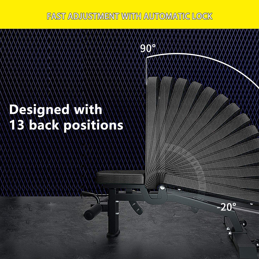 Adjustable Foldable Weight Bench – Multi-Position - Image 2